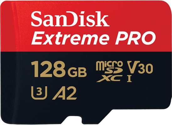 SanDisk Extreme microSDXC 128GB for Action Cams and Drones