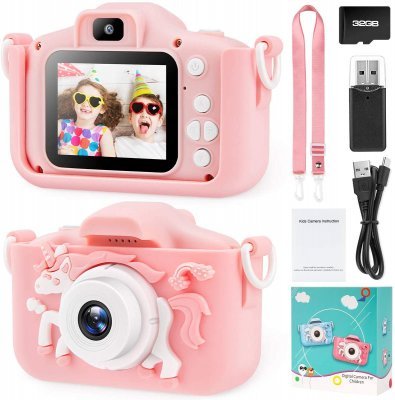 Kids camera (единорог розовый)